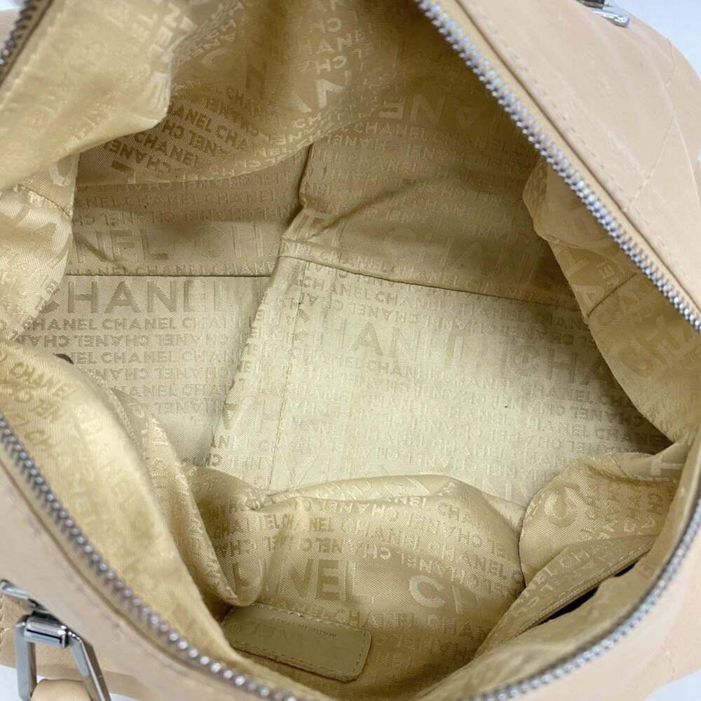 Chanel Chocobar Handbag, Beige Lambskin, Women's - Picture 4 of 12